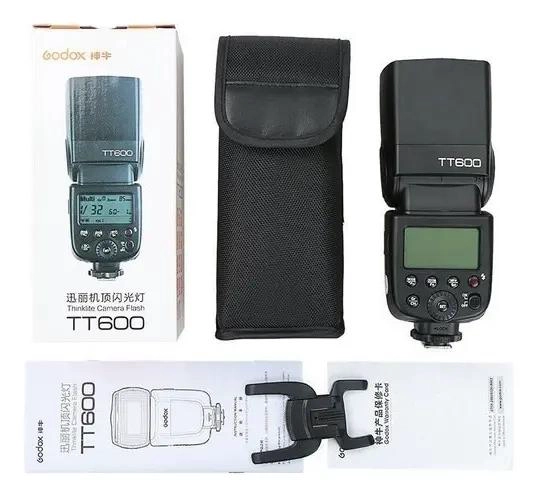 FLASH MANUAL GODOX TT600 CON HSS Y TRANSMISOR 2.4 GHZ - 6