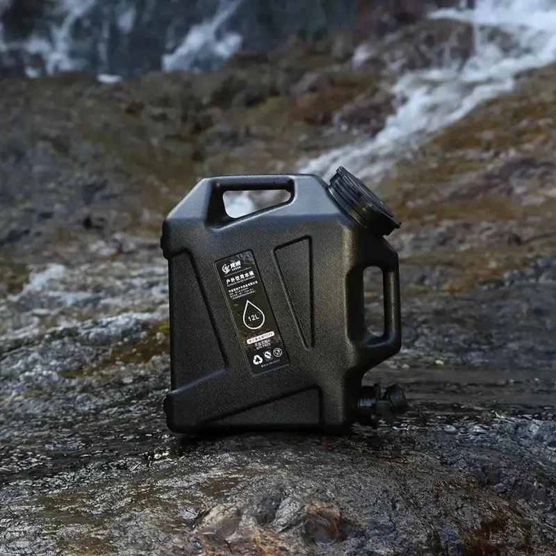 CUBO CONTENEDOR DE AGUA PORTATIL 12 LITROS PARA CAMPING - 8