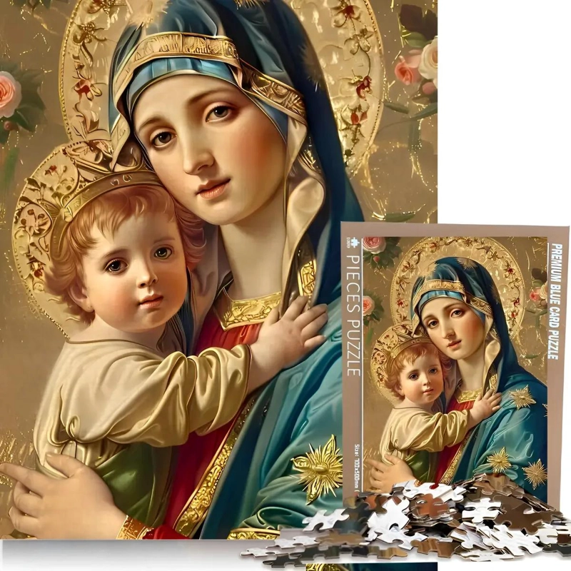 ROMPECABEZAS 1000 PIEZAS 75X50CM ARTE RELIGIOSO - 1