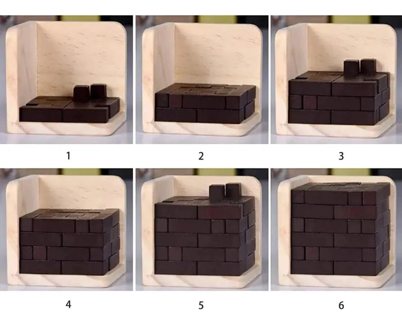 ROMPECABEZAS 3D DE MADERA ATRACTIVO PARA DESAFIAR TU MENTE - 5