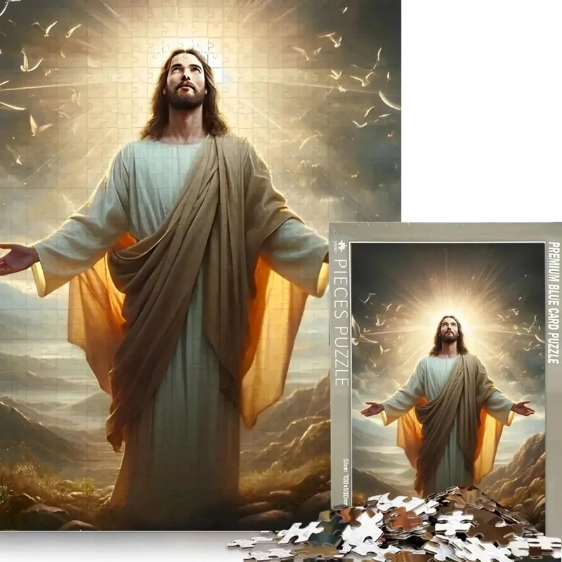 ROMPECABEZAS 1000 PIEZAS ARTE RELIGIOSO VIRGEN Y NIÑO - 1