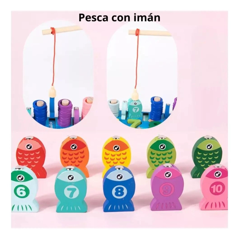 PUZZLE DE MADERA EDUCATIVO CON ANIMALES PARA NIÑOS - 3