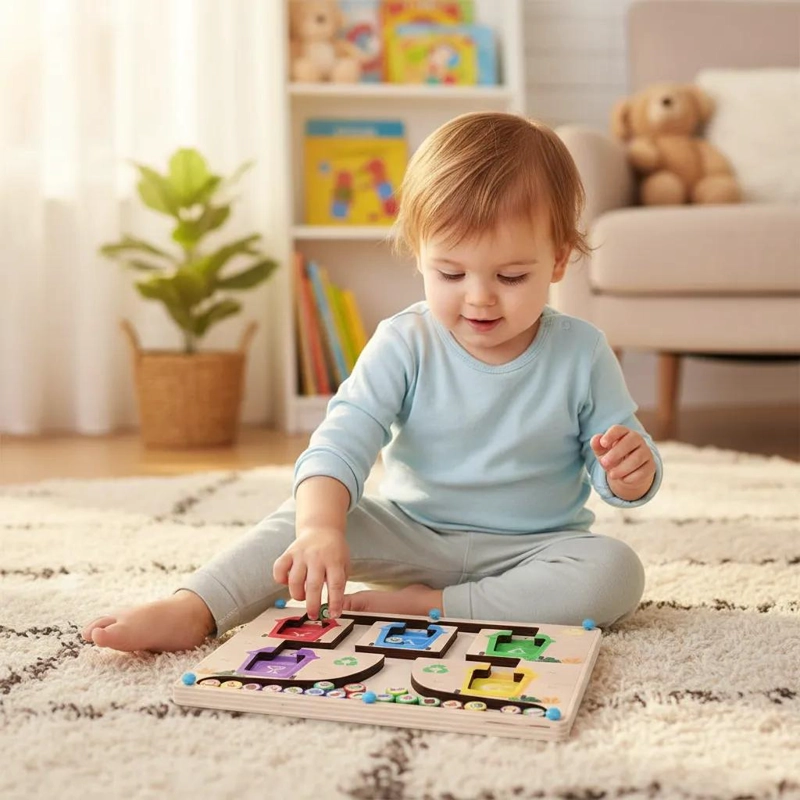 JUGUETE DIDACTICO DE CLASIFICACION DE RESIDUOS PARA NIÑOS - 2