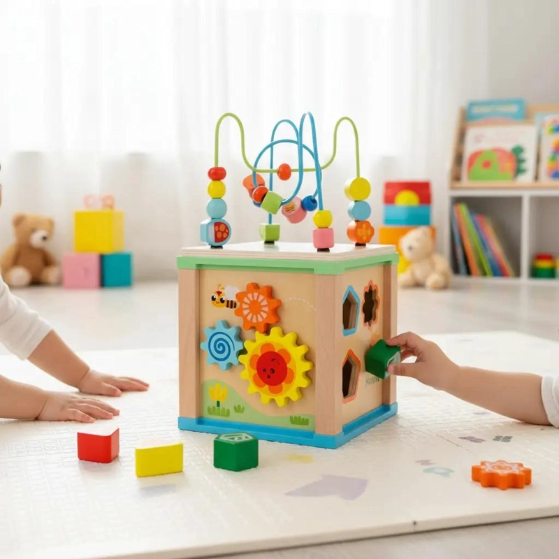 JUGUETE DE MOTRICIDAD PARA DESARROLLO INFANTIL - 7