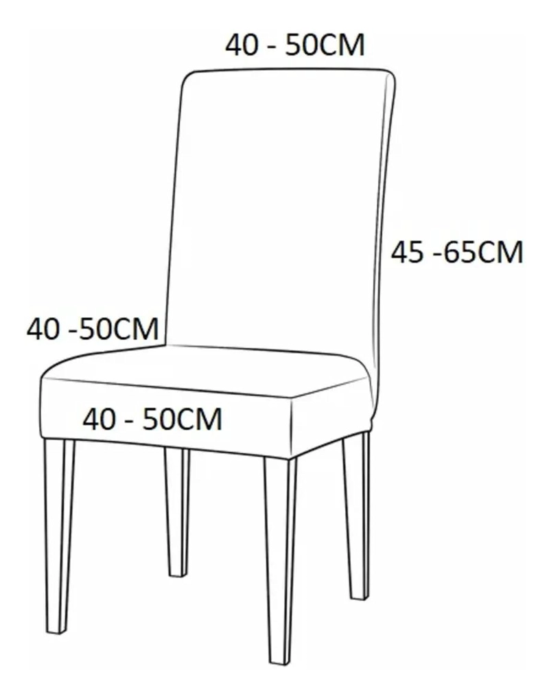 SET DE MANTEL CON 8 FUNDAS ELASTIZADAS PARA SILLAS DE COMEDOR - 3