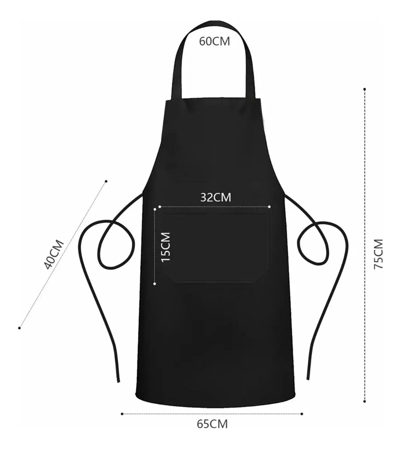 JUEGO DE 12 DELANTALES RESISTENTES PARA COCINA Y JARDIN - 2