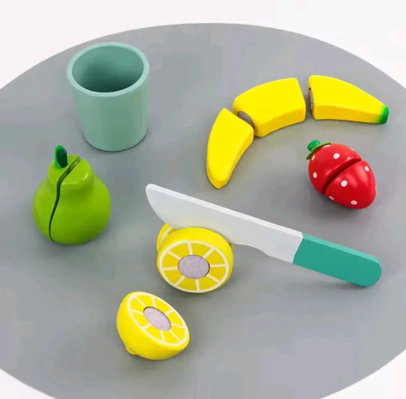 LICUADORA DE JUGUETE DE MADERA PARA ESTIMULAR LA CREATIVIDAD INFANTIL - 4