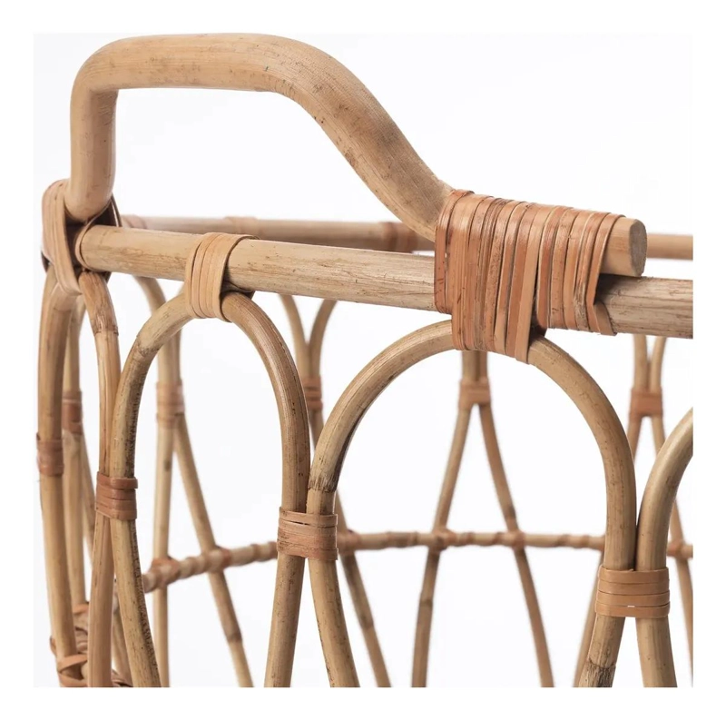 CANASTO ORGANIZADOR DE RATAN TRENZADO GRANDE 54X39 CM - 2