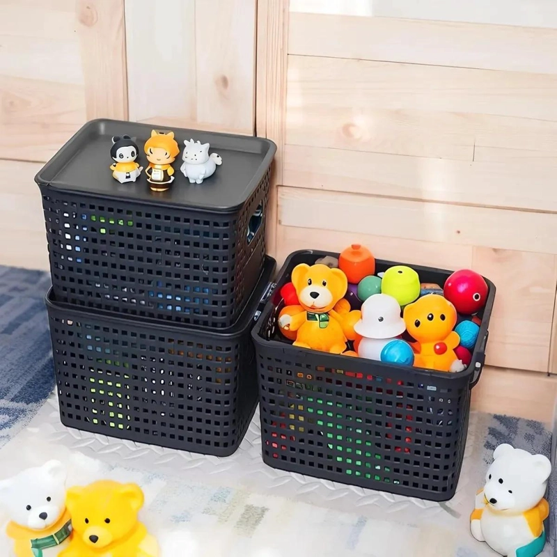SET DE 6 CANASTOS ORGANIZADORES MULTIUSO PARA COCINA Y BAÑO - 2