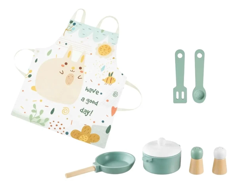 COCINA DE MADERA MONTESSORI PARA NIÑOS CREATIVOS - 3