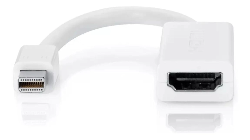 ADAPTADOR MINI DISPLAYPORT A HDMI FULL HD 20CM COLOR BLANCO - 1