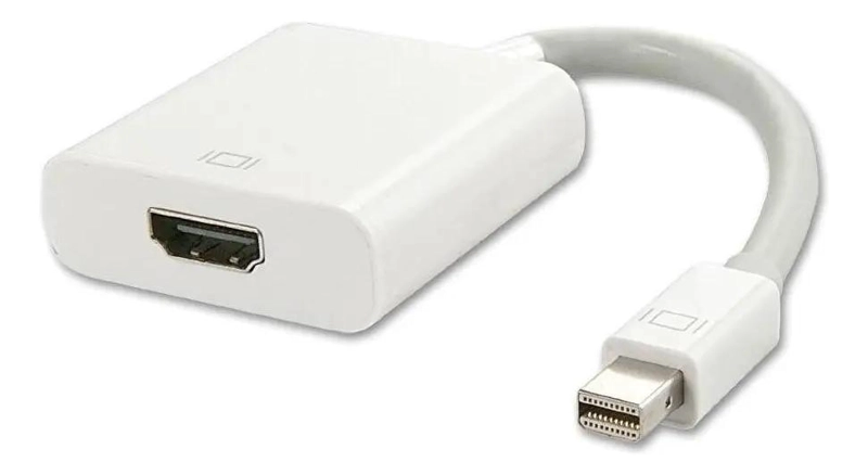 ADAPTADOR MINI DISPLAYPORT A HDMI FULL HD 20CM COLOR BLANCO - 2