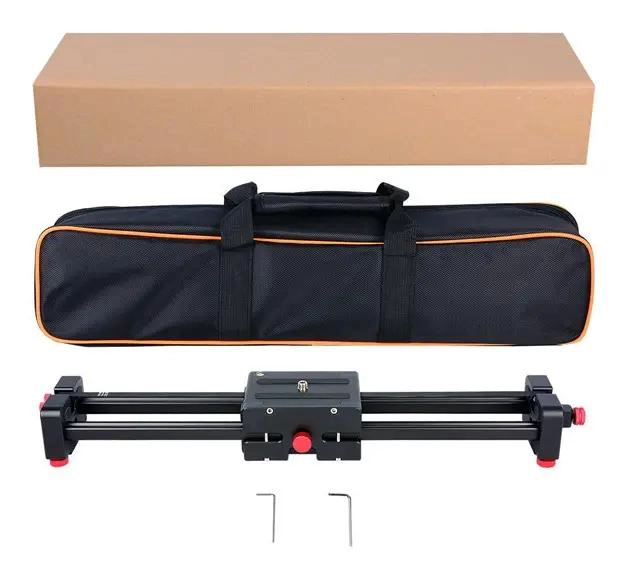 SLIDER COMPACTO PARA CAMARA CON DISEÑO RETRACTIL Y BOLSA - 1