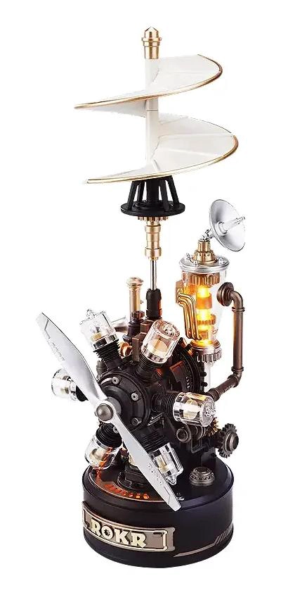 MAQUETA MECANICA ARMABLE DE HELICOPTERO INSPIRADO EN DA VINCI - 1
