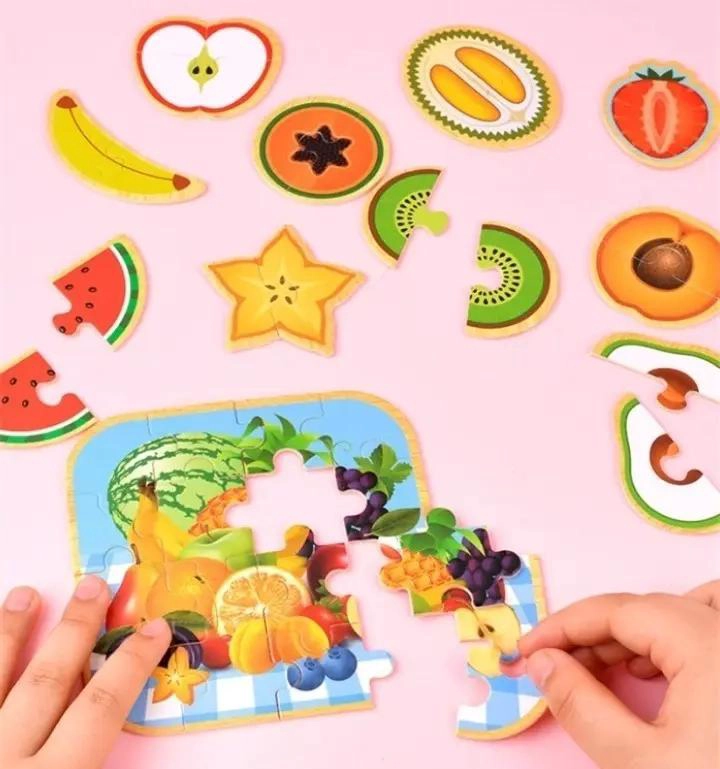 JUEGO DIDACTICO DE COCINA DE MADERA CON PUZZLE MAGNE TICO - 7