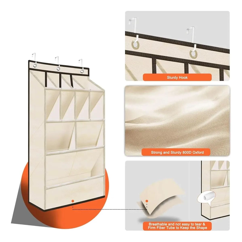 ORGANIZADOR COLGANTE DE ZAPATOS PARA PUERTA Y ACCESORIOS - 5