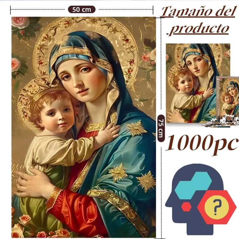 ROMPECABEZAS 1000 PIEZAS 75X50CM ARTE RELIGIOSO - 1