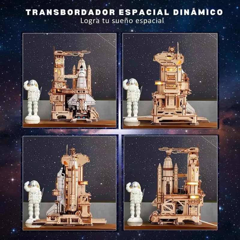 PUZZLE 3D DE MADERA TRANSBORDADOR ESPACIAL PARA ARMAR - 5