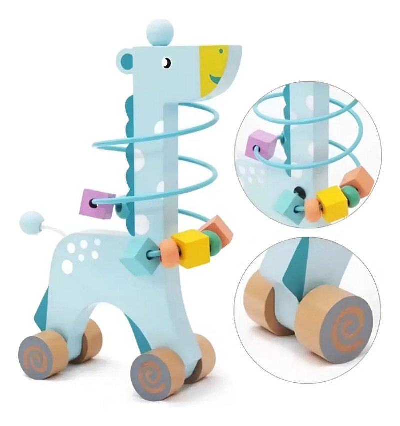 SET DE 3 JUGUETES DIDACTICOS DE MADERA PARA APRENDIZAJE INFANTIL - 2