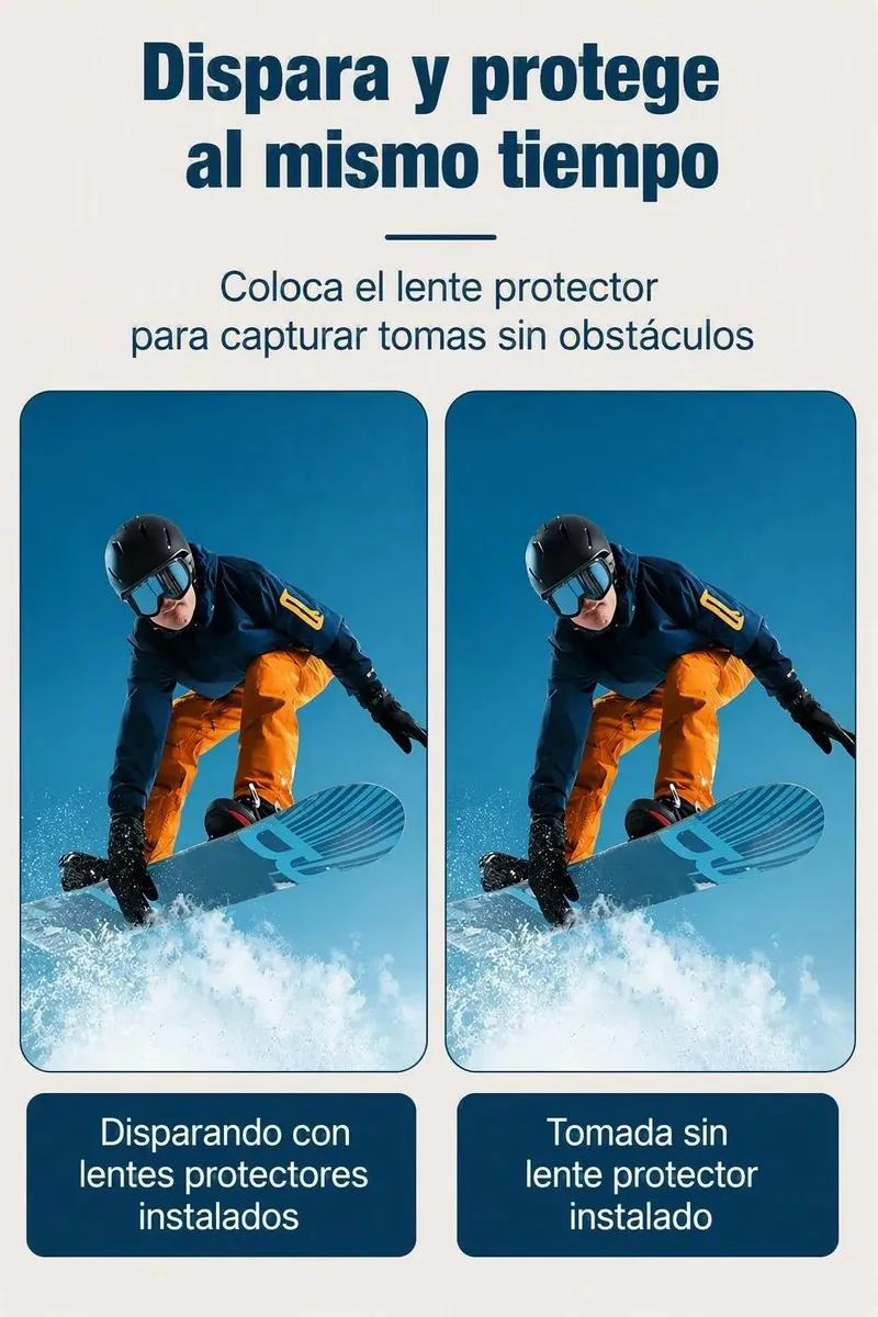 PROTECTOR DE LENTES PARA CAMARA 360 IDEAL PARA AVENTURAS - 2