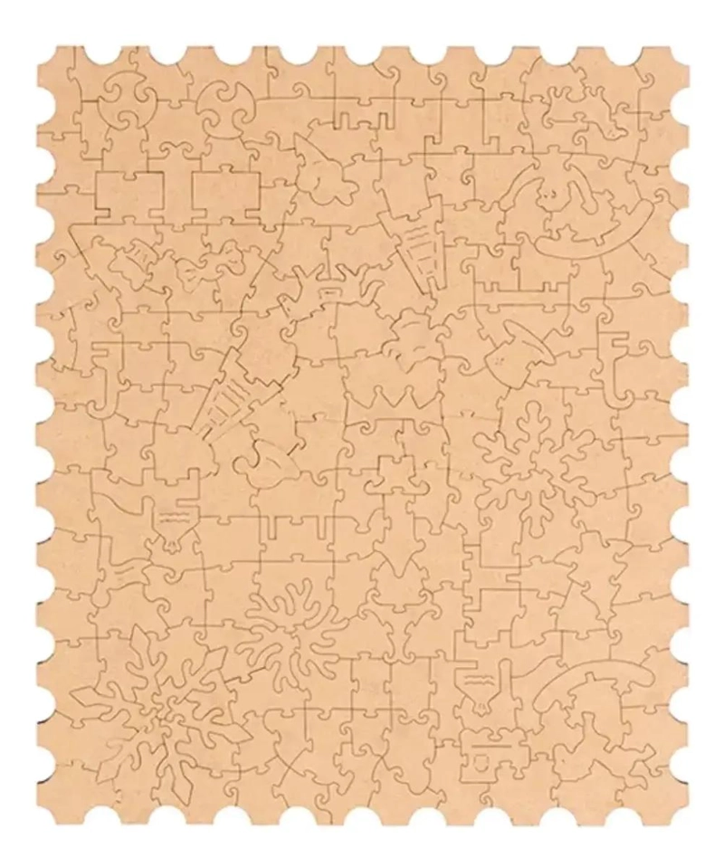 ROMPECABEZAS DE MADERA CARRUSEL OTOÑO DORADO 200 PIEZAS - 5