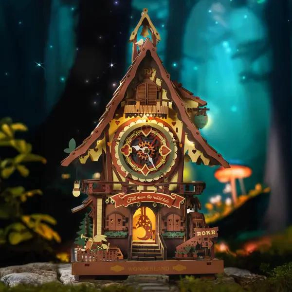 PUZZLE 3D MECANICO RELOJ CUCU PARA CONSTRUCCION CREATIVA - 2