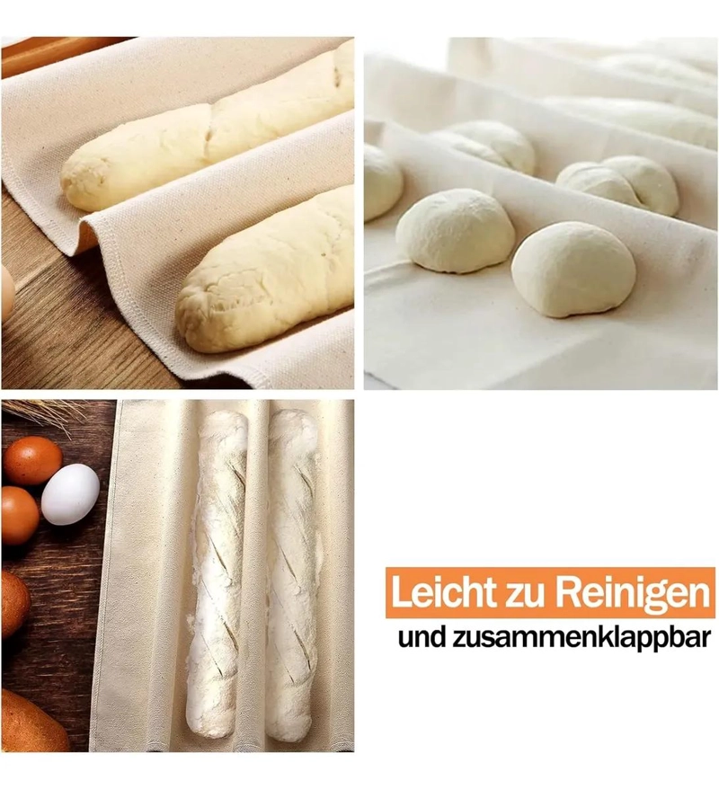 PAÑO DE LINO PARA FERMENTACION DE PAN 320X40 CM - 3