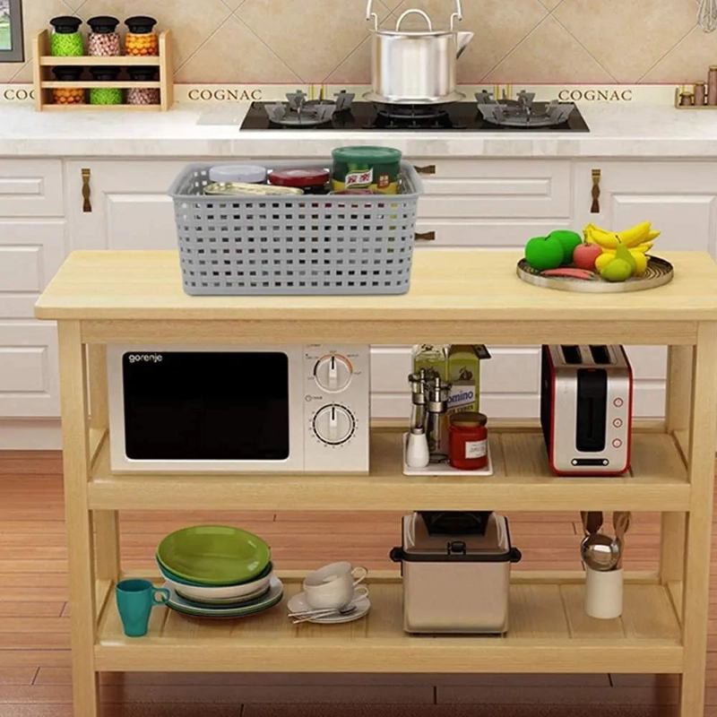 SET DE 6 CANASTOS ORGANIZADORES MULTIUSOS PARA COCINA Y BAÑO - 6