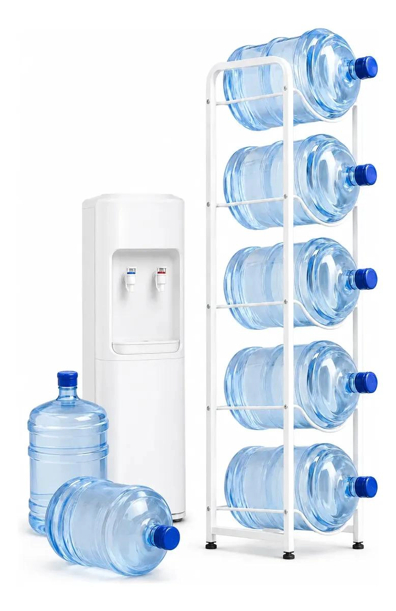 ESTANTE ORGANIZADOR PARA 3 BOTELLONES DE AGUA DE 20 LITROS - 1