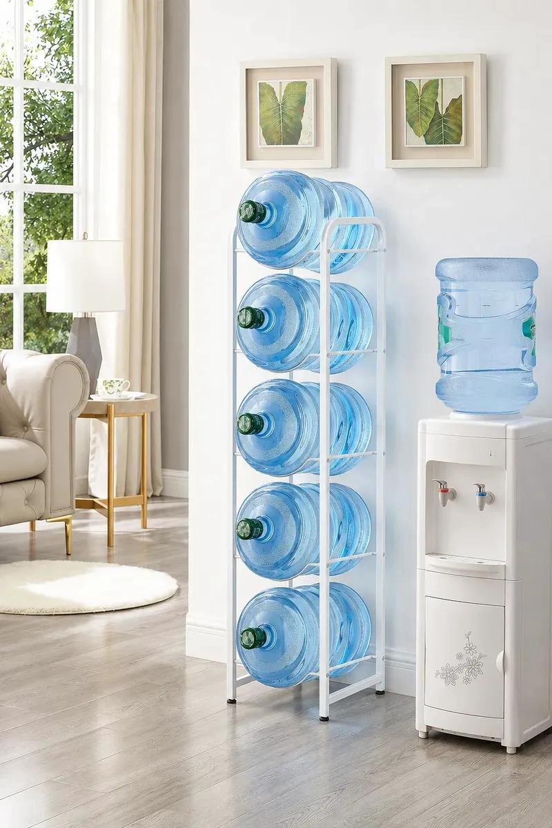 ESTANTE ORGANIZADOR PARA 3 BOTELLONES DE AGUA DE 20 LITROS - 3
