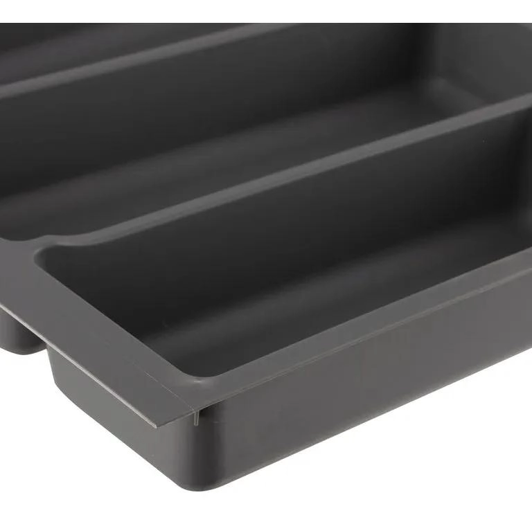 CUBERTERO ANTRACITA ORGANIZADOR DE CUBIERTOS PARA COCINA - 4