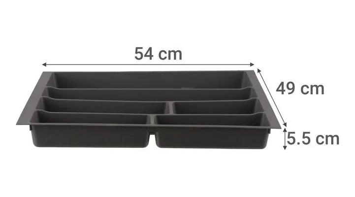 CUBERTERO ANTRACITA ORGANIZADOR DE CUBIERTOS PARA COCINA - 5