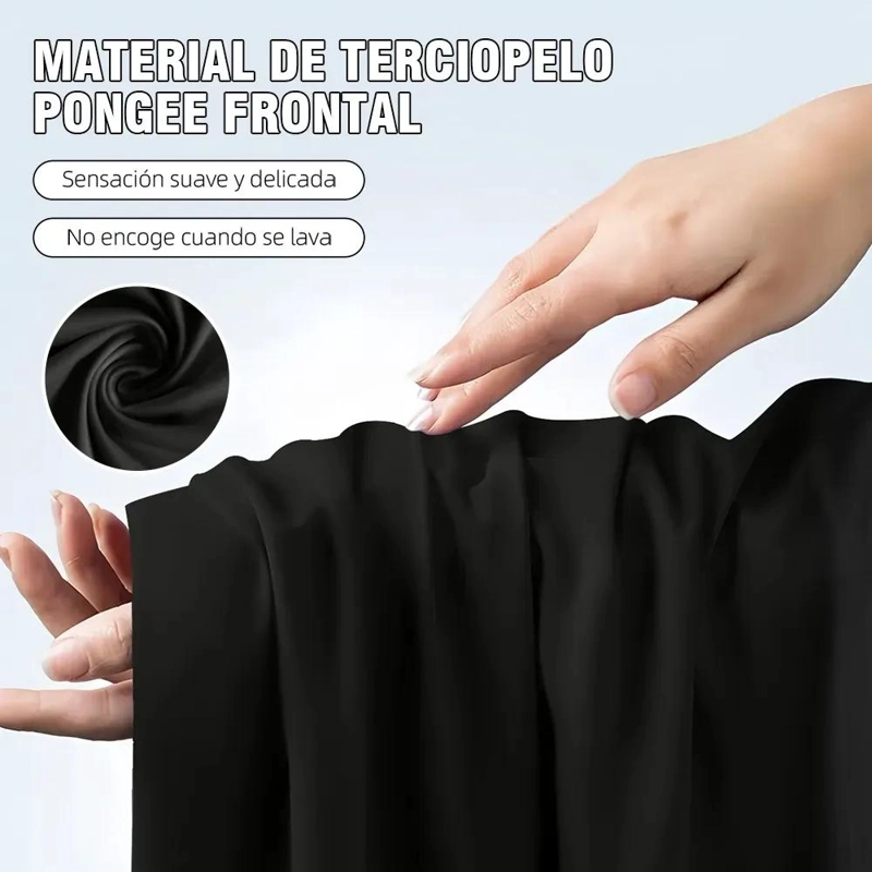 CORTINAS OPACAS IMPERMEABLES AISLANTES 150X230CM 2 PIEZAS - 5