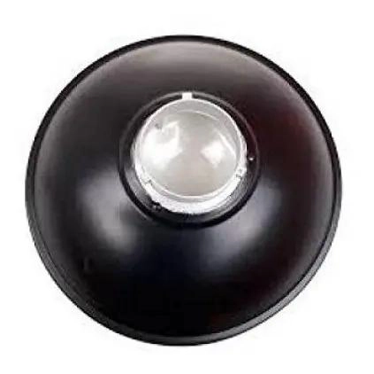 REFLECTOR BEAUTY DISH PLATEADO 42CM PARA FOTOGRAFIA - 3