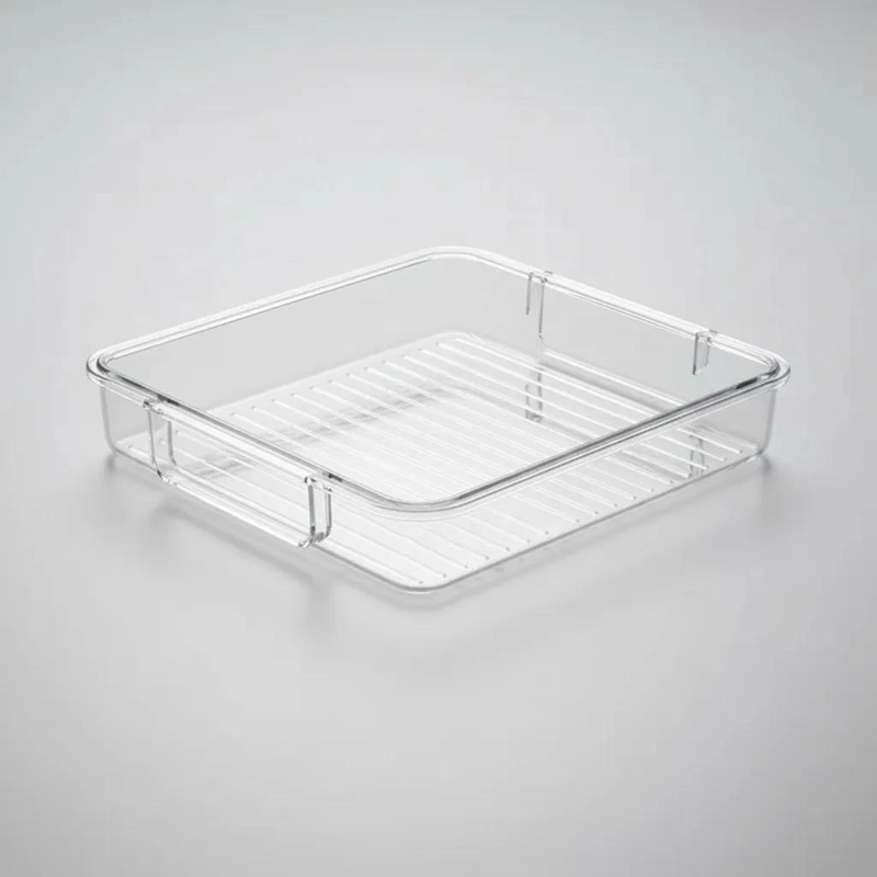 CAJA ORGANIZADORA RECTANGULAR PARA REFRIGERADOR 28X20X5 CM - 2