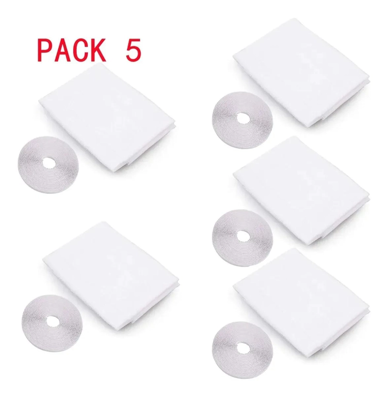 PACK DE 5 MALLAS ANTIMOSQUITO PARA VENTANAS 130X150 CM - 3