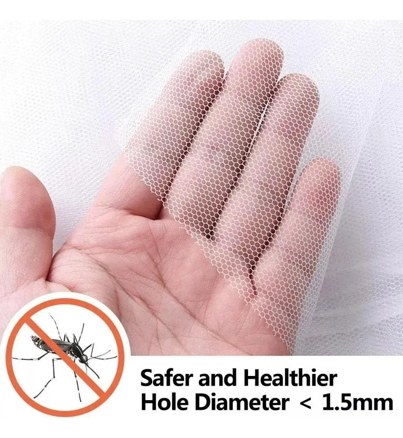 PACK DE 5 MALLAS ANTIMOSQUITO PARA VENTANAS 130X150 CM - 7