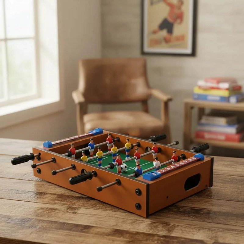 JUEGO DE MESA TACA TACA DE MADERA PARA DIVERSION FAMILIAR - 2