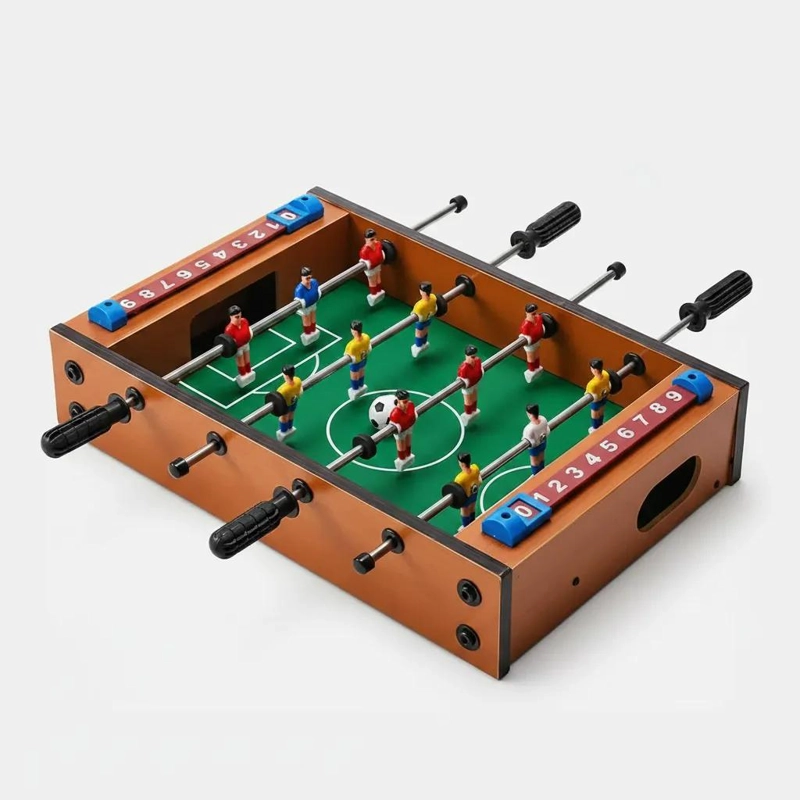JUEGO DE MESA TACA TACA DE MADERA PARA DIVERSION FAMILIAR - 5