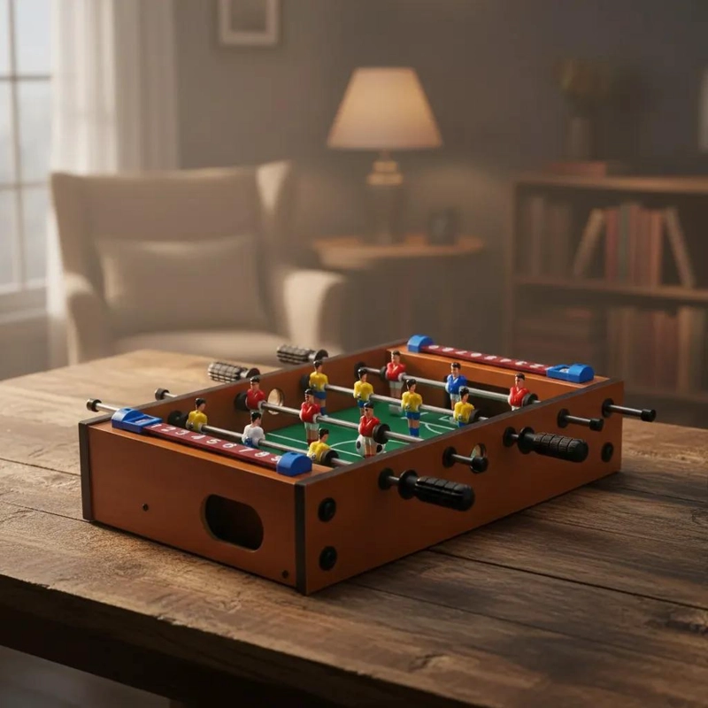 JUEGO DE FUTBOL DE MESA MINI TACA TACA DE MADERA - 2