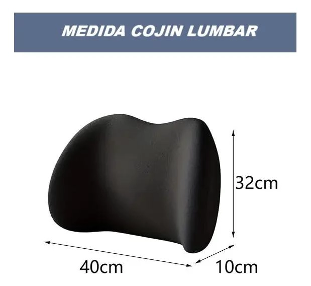 COJIN SOPORTE LUMBAR PARA CONDUCIR Y TRABAJAR - 5