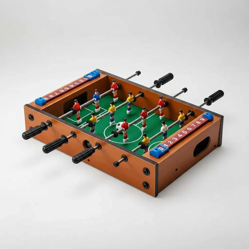 JUEGO DE FUTBOL DE MESA TACA TACA DE MADERA COMPACTO - 5