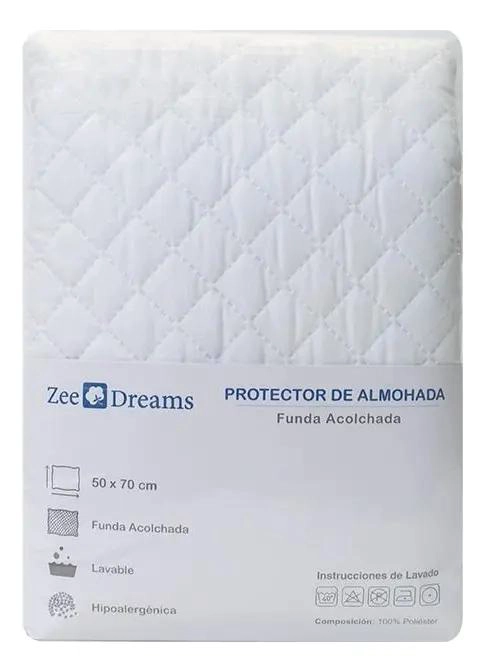 PACK DE 4 FUNDAS PROTECTORAS ACOLCHADAS PARA ALMOHADAS 50X70 CM - 2