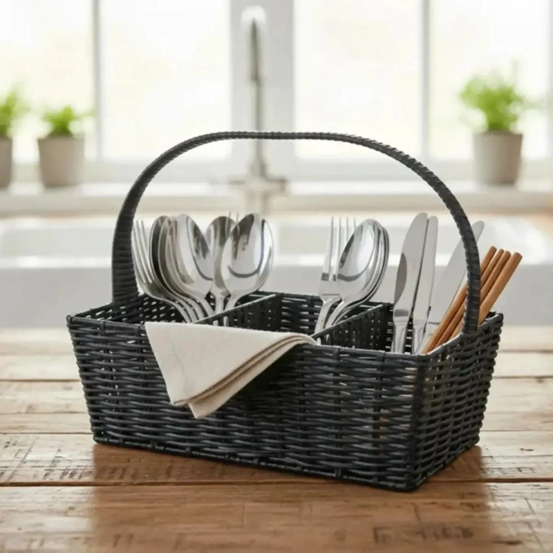 ORGANIZADOR DE CUBIERTOS PRACTICO Y ELEGANTE PARA COMEDOR - 7
