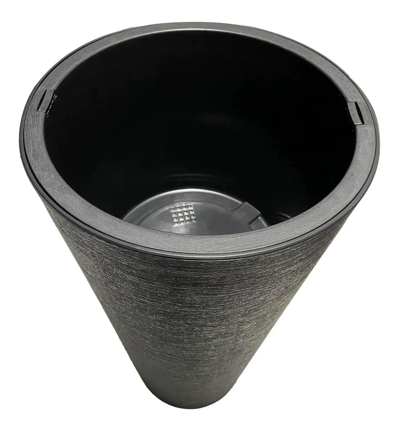 MACETERO CONICO DE PLASTICO 60CM PARA PLANTAS - 5