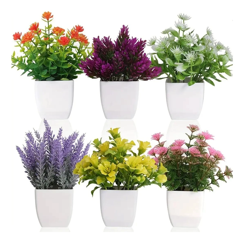 PLANTAS ARTIFICIALES DECORATIVAS EN MACETAS PARA INTERIORES - 1