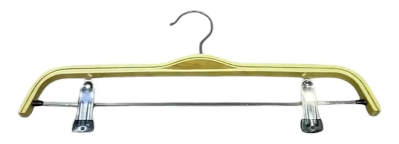 PACK DE 30 COLGADORES DE BAMBU PARA PANTALONES Y FALDAS - 1