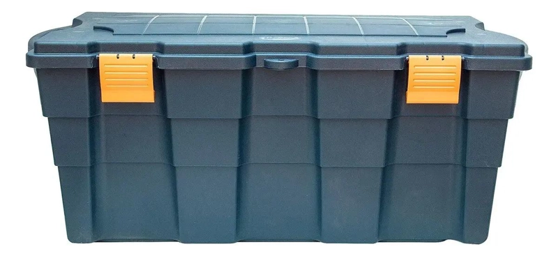 BAUL ORGANIZADOR DE PLASTICO 100 LITROS CON TAPA Y RUEDAS - 2