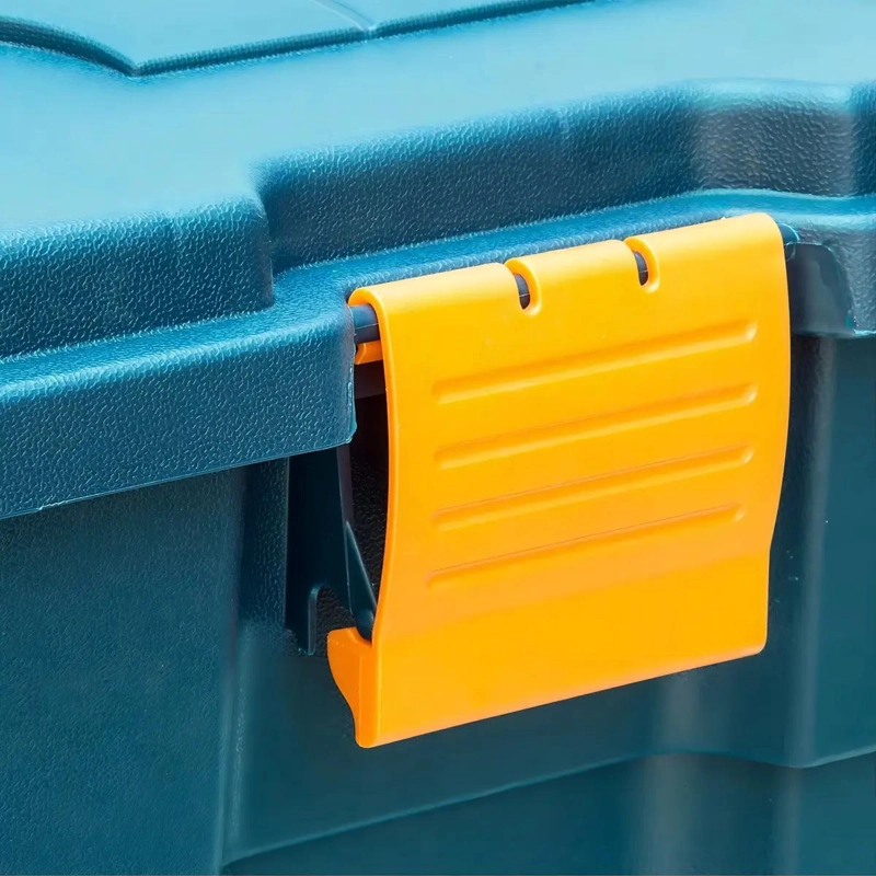 BAUL ORGANIZADOR DE PLASTICO 100 LITROS CON TAPA Y RUEDAS - 3