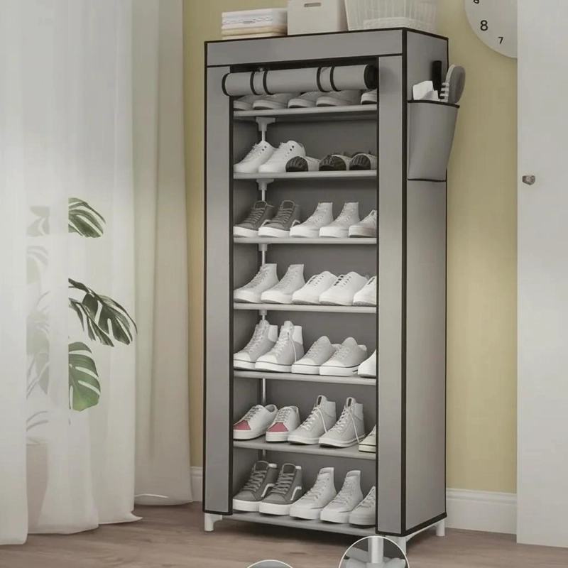 ZAPATERO ORGANIZADOR DE 8 NIVELES CON FUNDA Y ESTRUCTURA RESISTENTE - 2